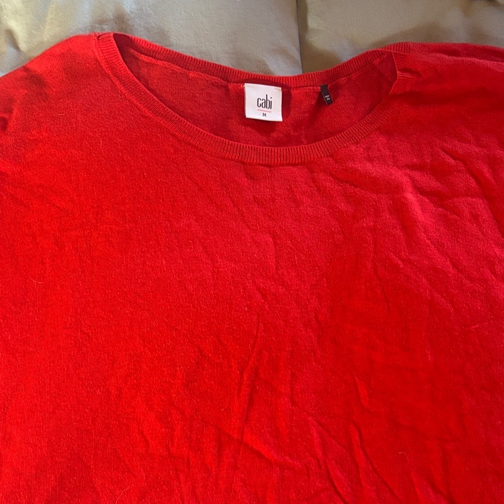Cabi light Red Sweater